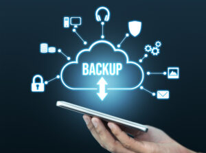 public, private, hybrid cloud with data backup